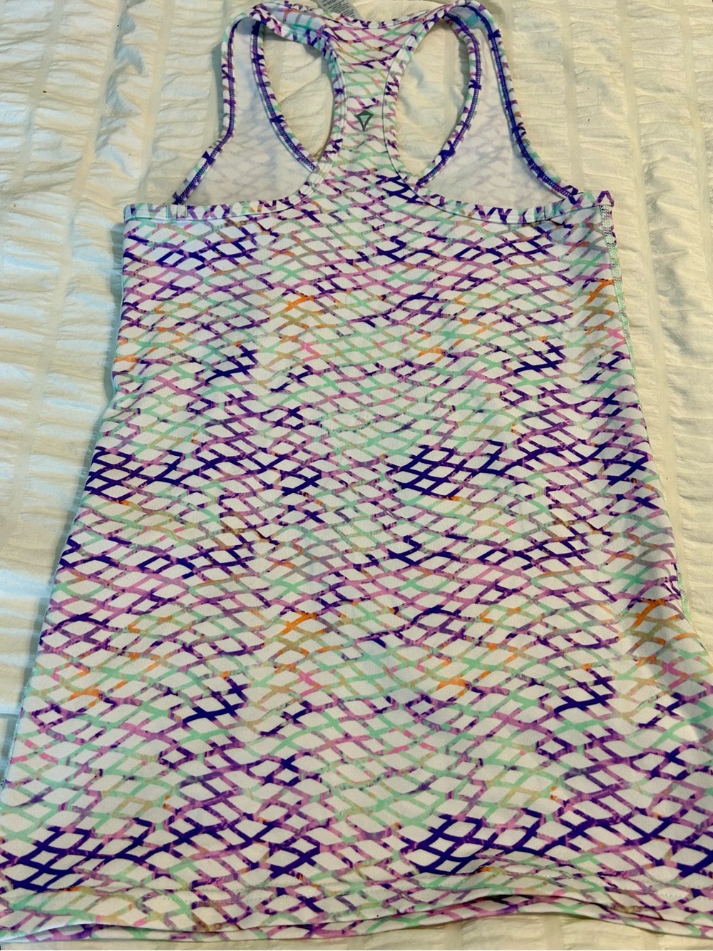 Ivivva Purple Multi-Print Racerback Tank - Picture 3 of 4